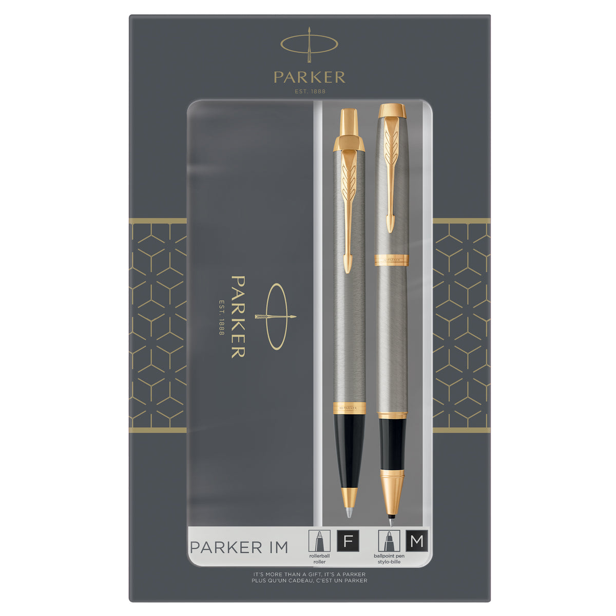 parker-gift-set-sfera-m-roller-sfera-im-brushed-metal-gt