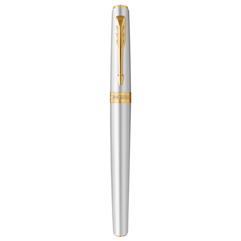 parker-penna-roller-meridian-cromata-finiture-oro-punta-fine-inchiostro-nero-confezione-regalo-chrome-gt