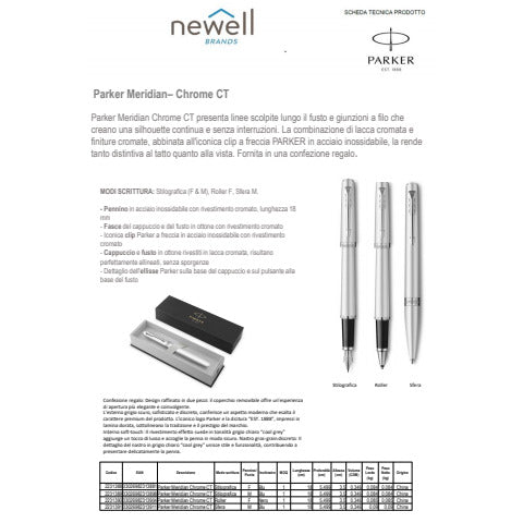 parker-penna-roller-meridian-finitura-cromata-punta-fine-inchiostro-nero-confezione-regalo-chrome-ct-2231390