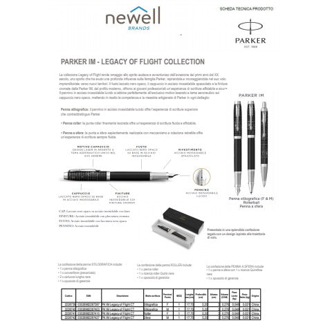 parker-penna-stilografica-im-legacy-of-flight-nera-cromata-punta-f-pennino-acciaio-inox-inchiostro-blu