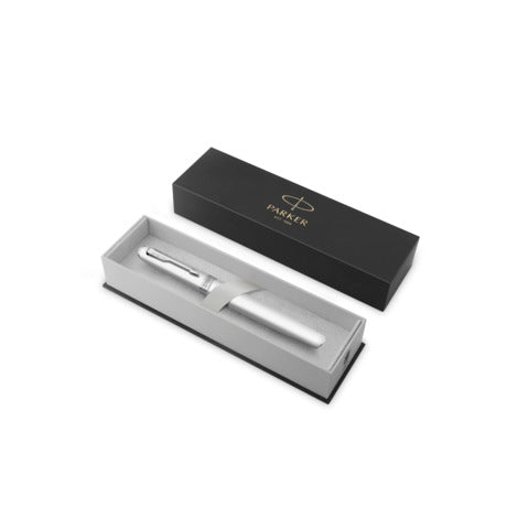 parker-penna-stilografica-meridian-cromata-finiture-cromate-pennino-medio-inchiostro-blu-confezione