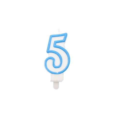 party-go-candelina-bianco-azzurro-h-6-cm-n-5-ea0209