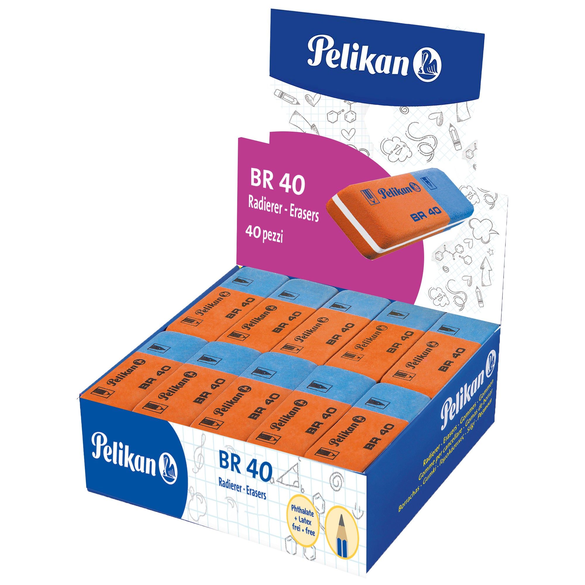 pelikan-box-40-gomme-br-40-blu-rossa