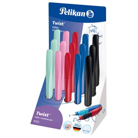 pelikan-display-penne-twist-display-15-pezzi-stilo-sferografica-colori-assortiti-605540