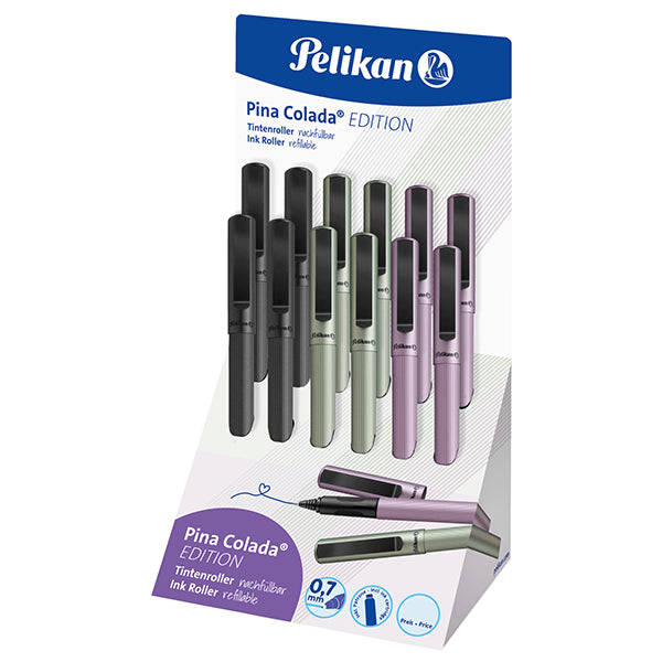 pelikan-expo-12pz-roller-pina-colada-edition-fusto-colori-assortiti