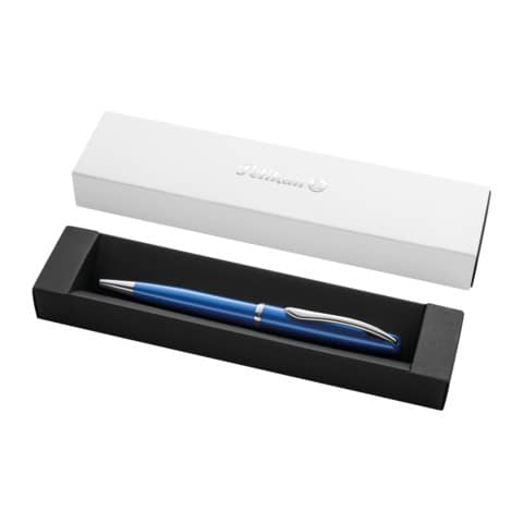 pelikan-penna-sfera-jazz-noble-elegance-cofanetto-regalo-tratto-blu-fusto-blu-argento-821780