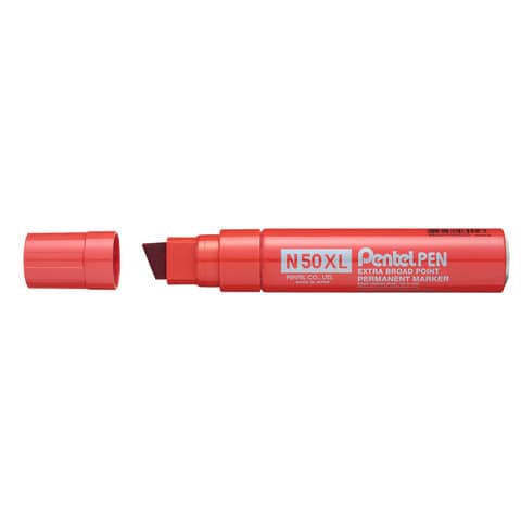 pentel-marcatore-n50-extra-large-rosso-punta-scalpello-8-15-4mm