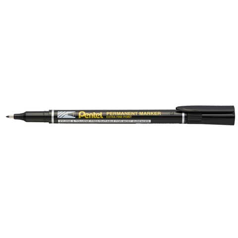 pentel-marcatore-permanente-amiko-punta-extra-fine-tratto-0-6-mm-conf-12-pezzi-nero-nf450-a