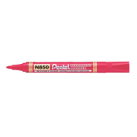 pentel-marcatore-permanente-n850-punta-conica-4-5-mm-rosso-n850-be
