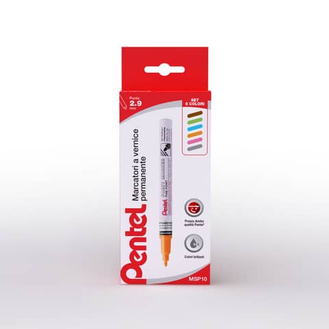 pentel-marcatore-vernice-permanente-punta-2-9-mm-conf-6-pezzi-colori-assortiti-speciali-0022363