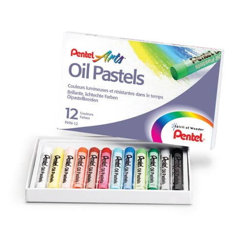 pentel-pastelli-olio-arts-oil-pastel-8-mm-colori-assortiti-conf-12-pezzi-0100524