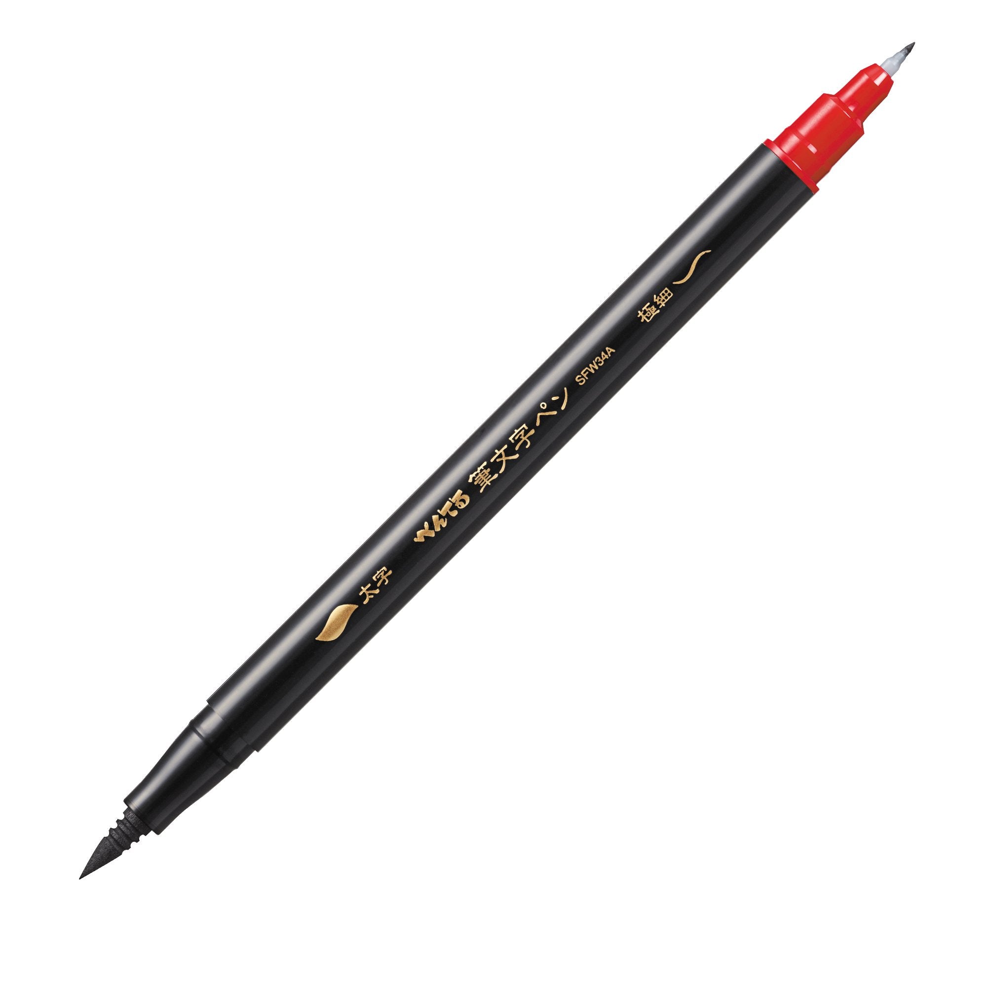 pentel-penna-doppia-punta-disegnare-illustrare-inchiostro-nero