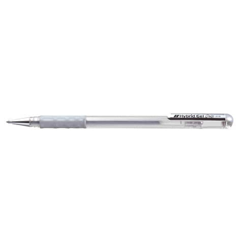 pentel-penna-roller-gel-hybrid-grip-metallic-0-8-mm-argento-k118-z