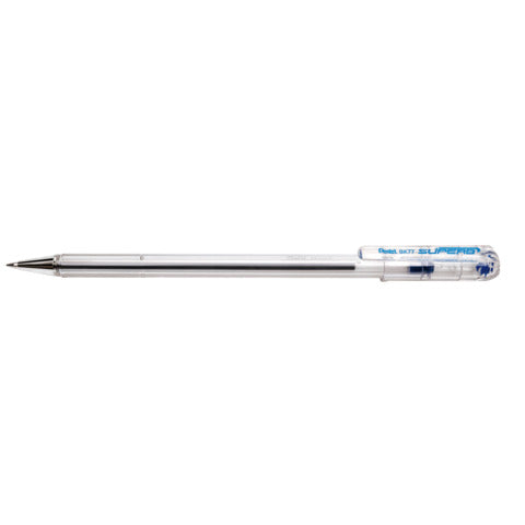 pentel-penna-sfera-cappuccio-superb-0-7-mm-blu-bk77-c