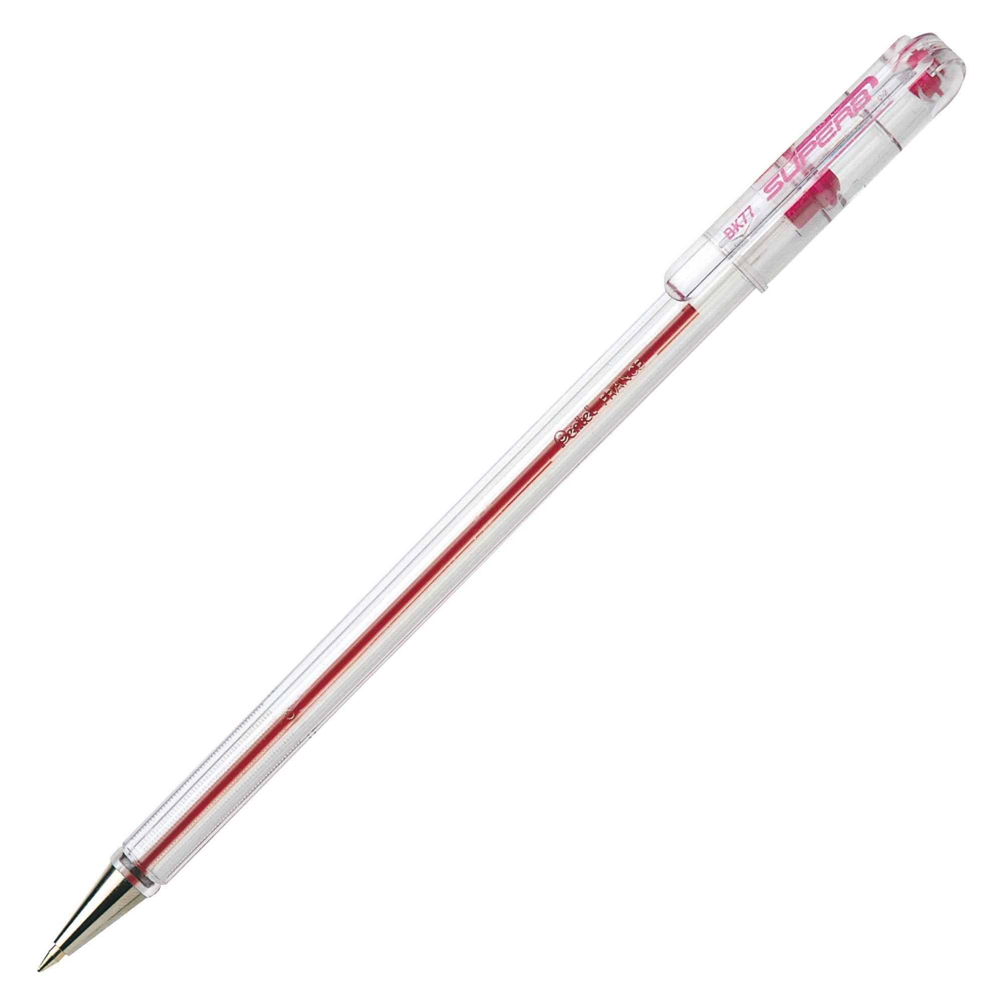 pentel-penna-sfera-super-b-bk77-rosso-0-7mm