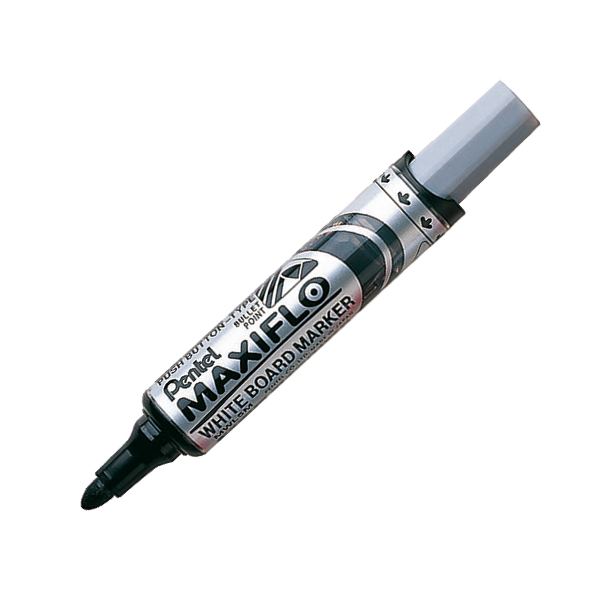 pentel-set-4-marcatori-maxiflo-mwl5m-6mm-assort-cancellino