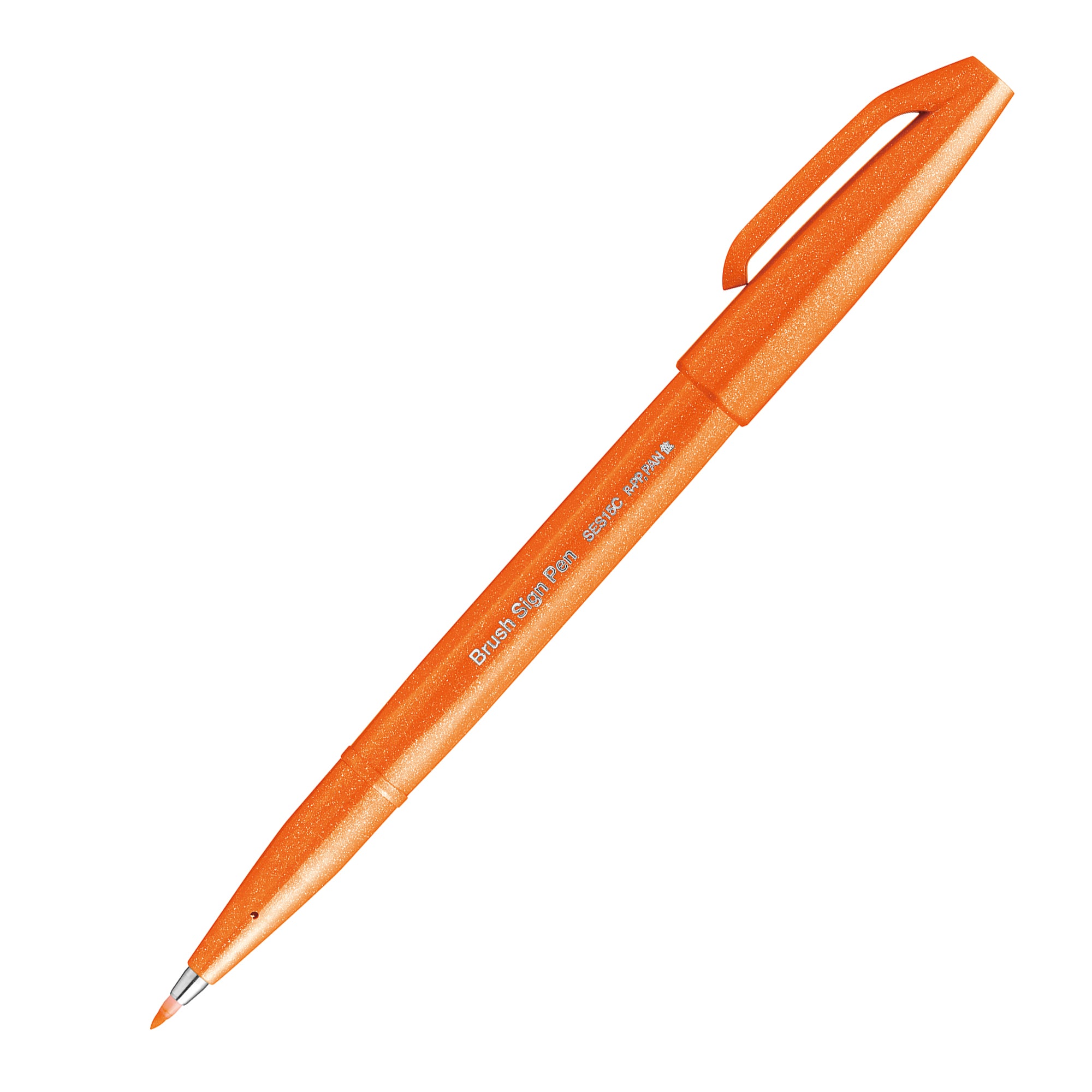 pentel-sign-pen-brush-arancio