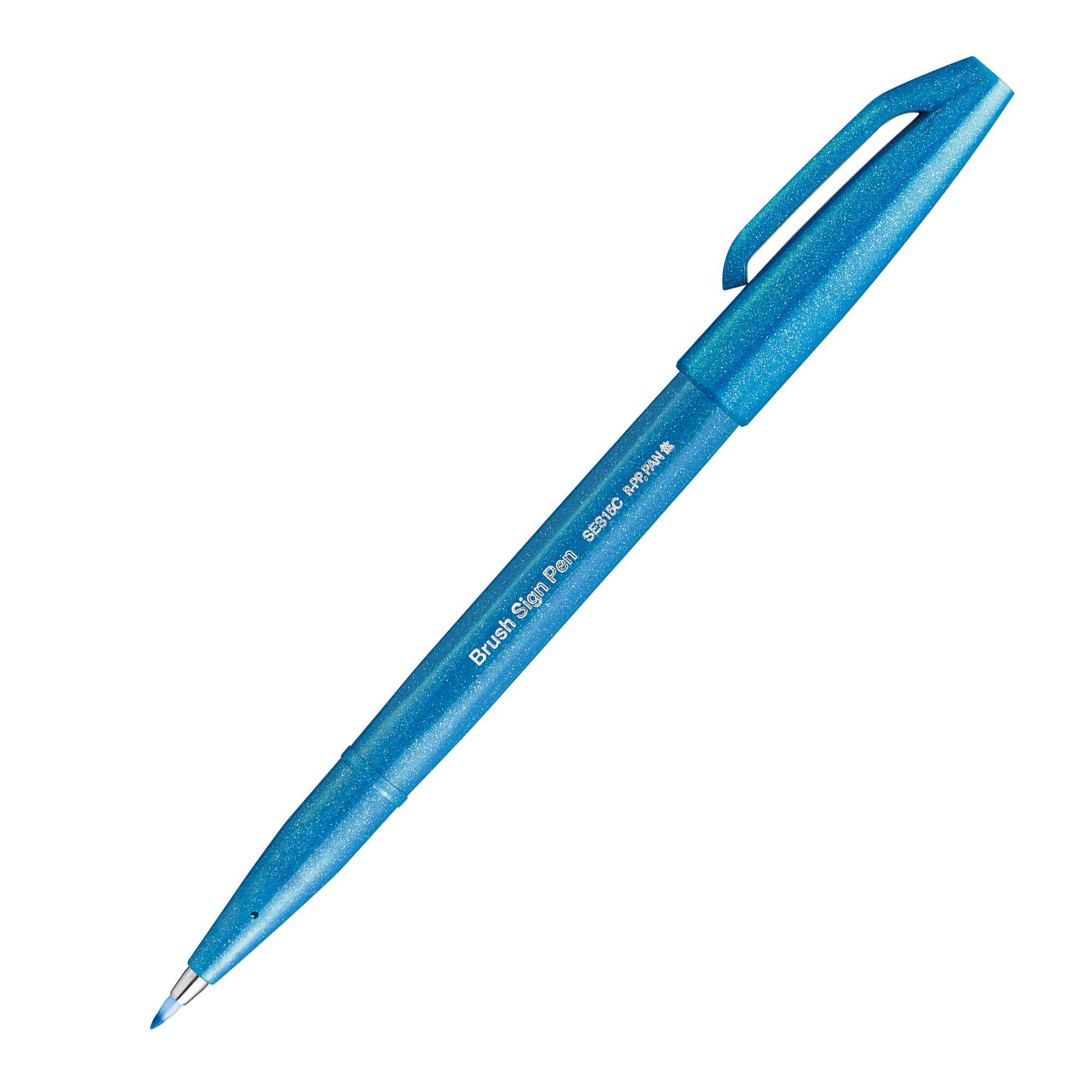 pentel-sign-pen-brush-azzurro