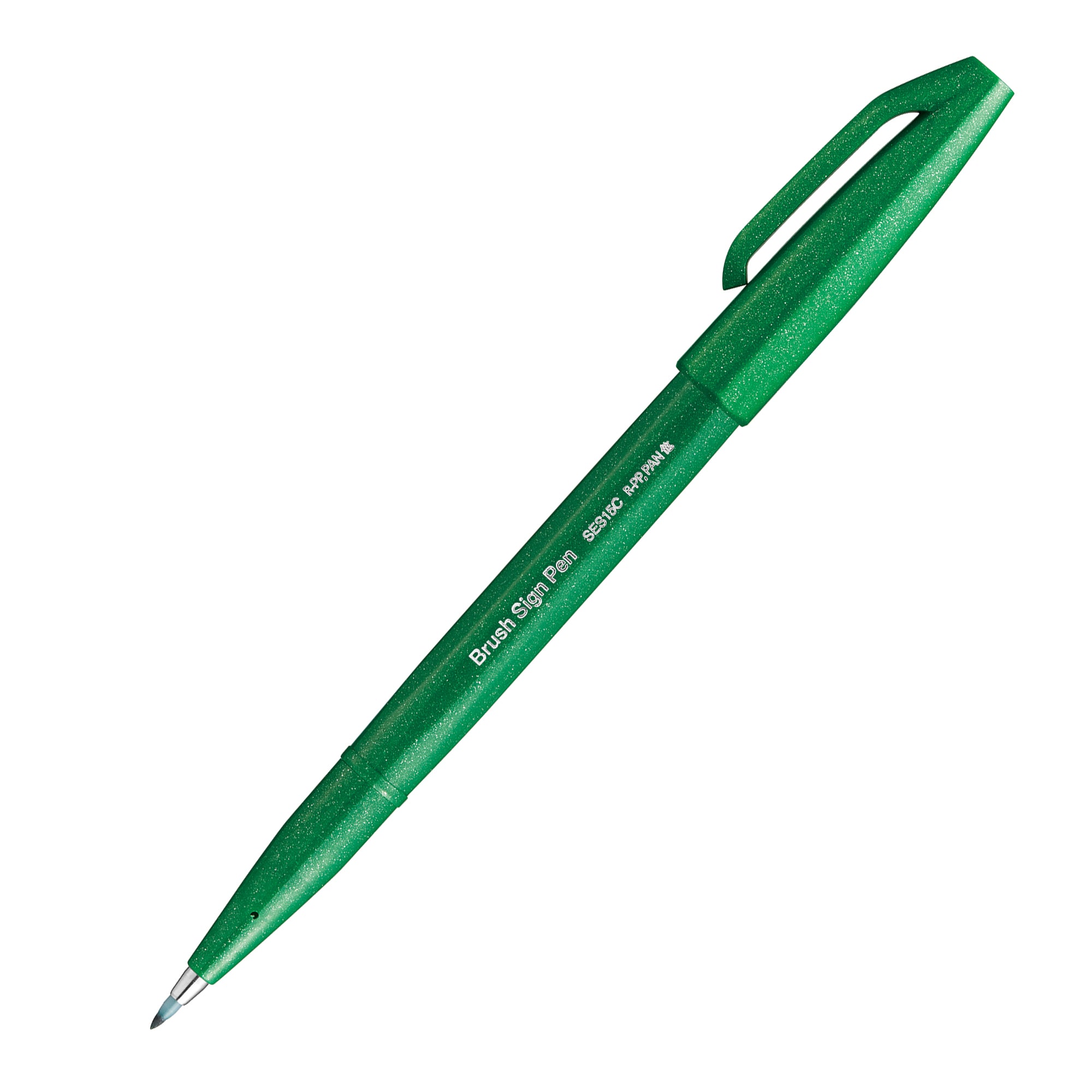 pentel-sign-pen-brush-verde