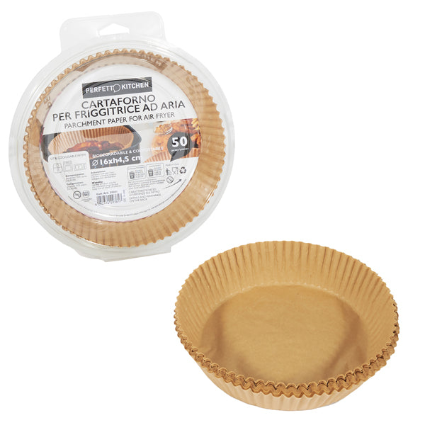 perfetto-conf-50-vaschette-cartaforno-friggitrice-aria-astuccio-d16cm-x-h4-5cm