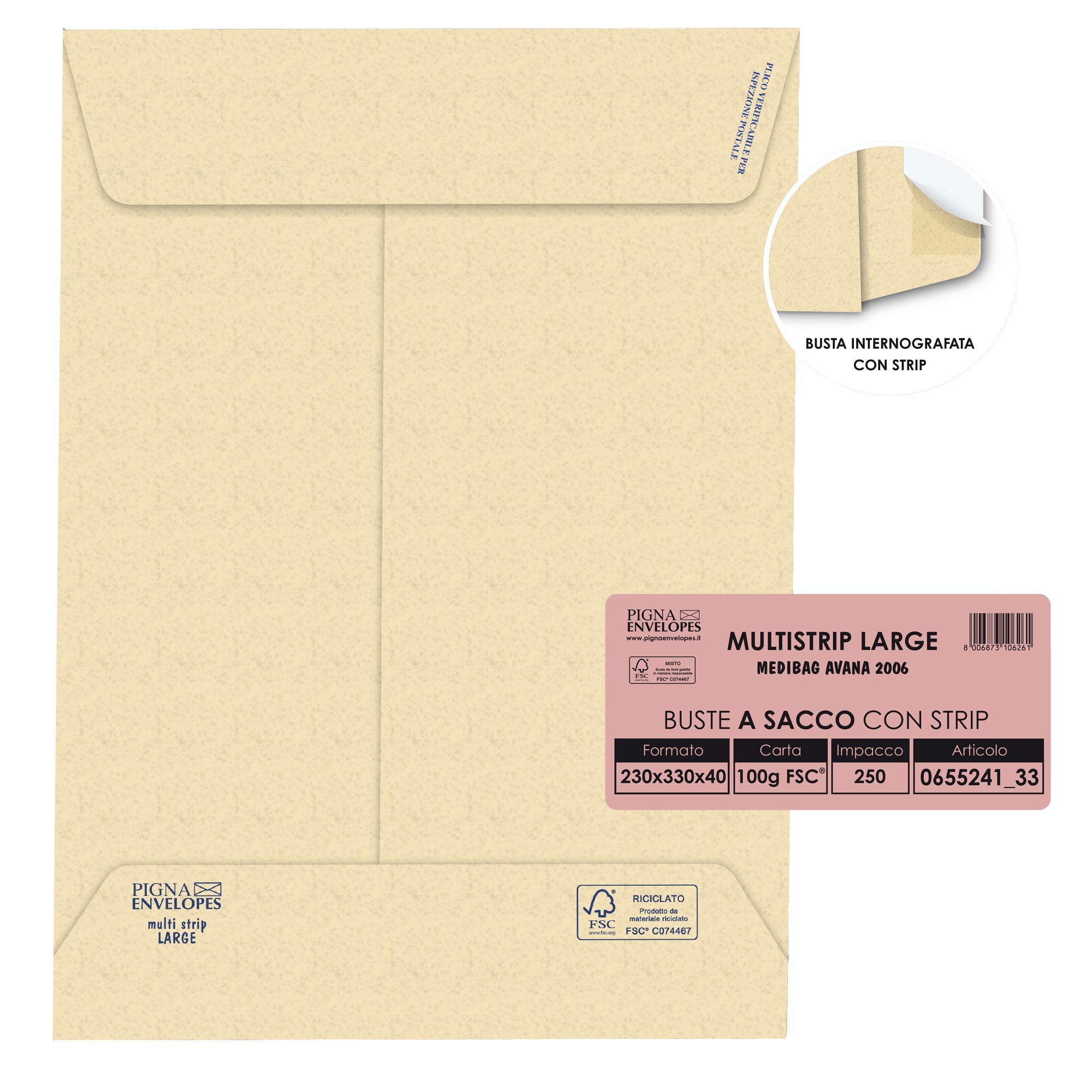 pigna-250-buste-avana-230x330x40mm-100gr-c-soffietto-strip-largemail