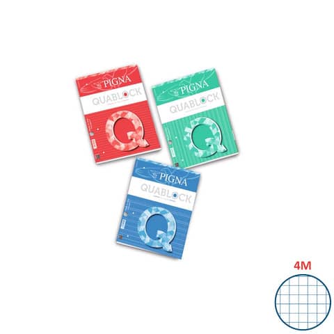 pigna-blocco-50-fogli-quablock-4-fori-a4-quadretti-4-mm-00609774m