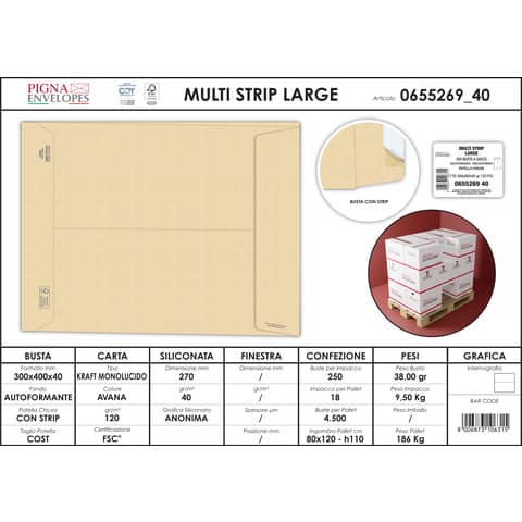 pigna-envelopes-buste-sacco-soffietto-multi-strip-large-304-x-40-cm-avana-conf-250-pezzi-0655269