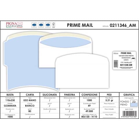 pigna-envelopes-buste-senza-finestra-prime-mail-80-g-mq-110x230-mm-bianco-conf-1000-0211346