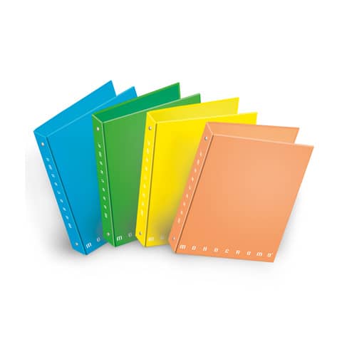pigna-raccoglitore-anelli-monocromo-a4-27x32-cm-4-anelli-diametro-30-mm-colori-assortiti-fluo-0227901