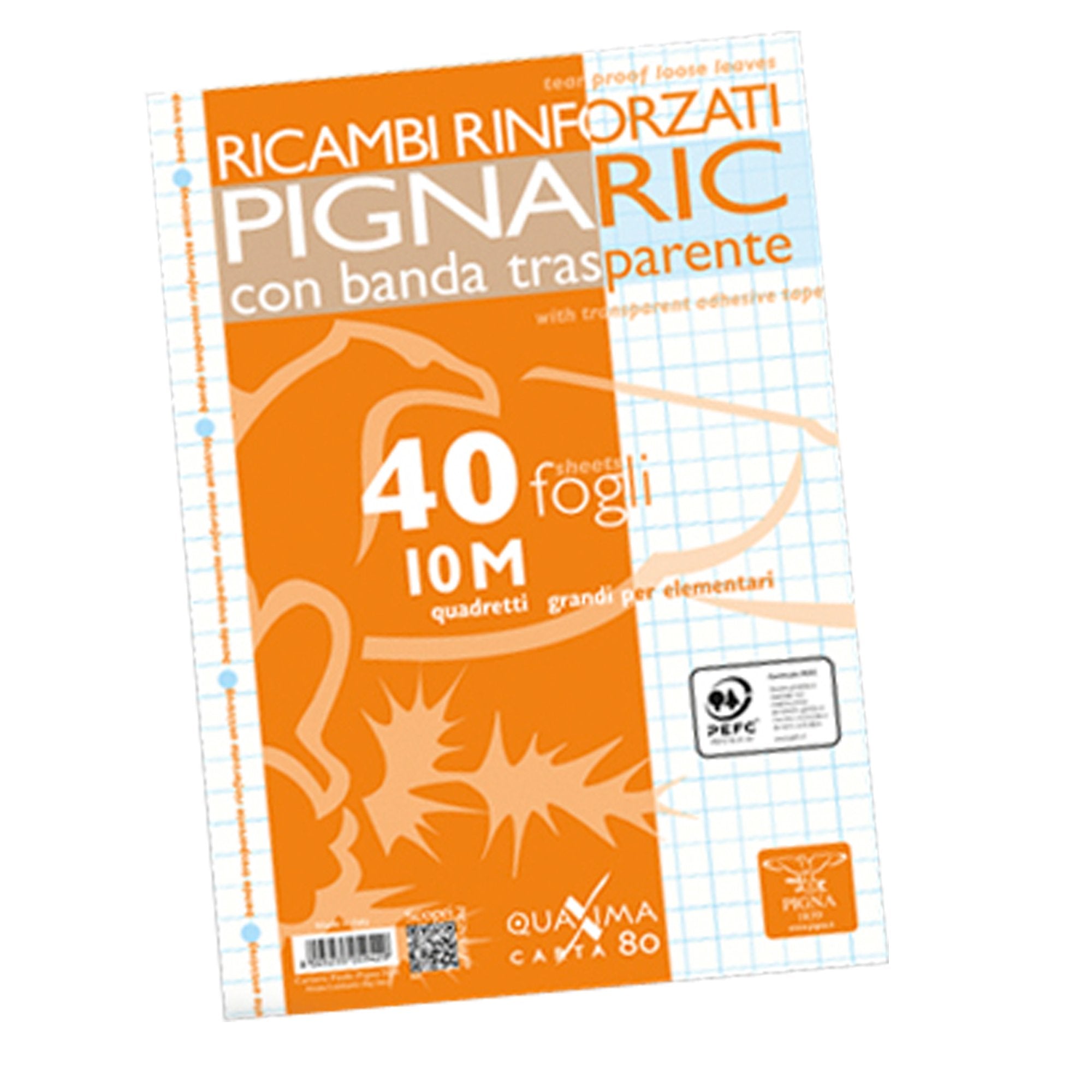 pigna-ricambi-forati-rinforzati-a4-10mm-40fg-80gr-ric