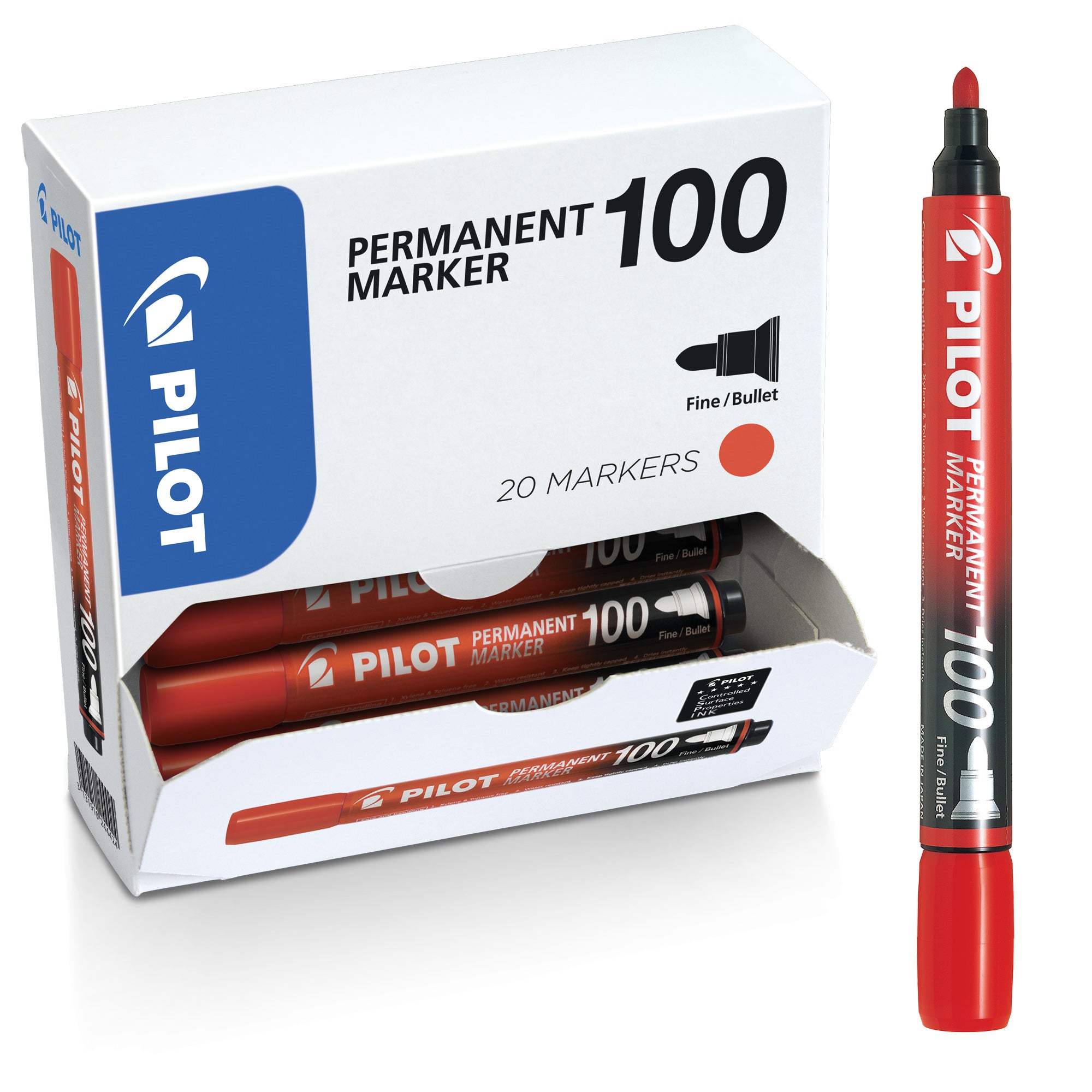 pilot-bonus-pack-155-marcatore-permanente-100-rosso-p-tonda-4-5mm