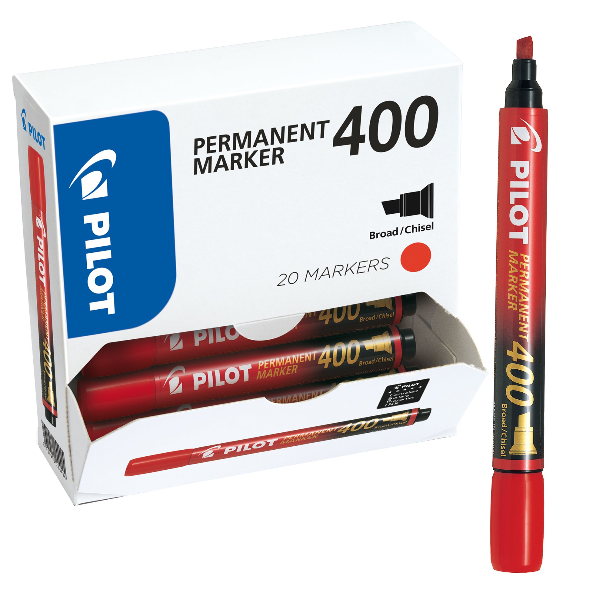 pilot-bonus-pack-155-marcatore-permanente-400-rosso-p-scalpello-4-5mm