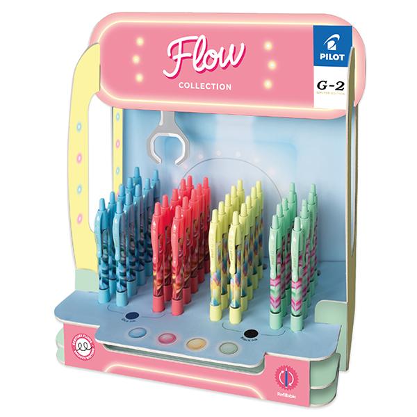 pilot-expo-48pz-roller-g2-flow-fusto-fantasie-assortite