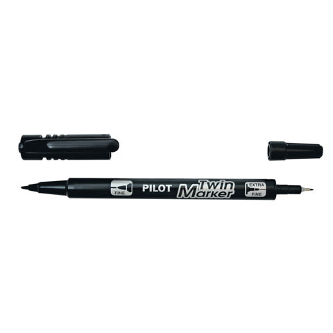 pilot-marcatore-permanente-twin-begreen-doppia-punta-fibra-0-8-2-mm-nero-040315