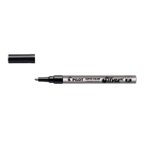 pilot-marcatore-vernice-super-color-punta-fibra-acrilico-3-mm-argento-002436