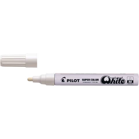 pilot-marcatore-vernice-super-color-punta-fibra-acrilico-4-5-mm-bianco-002456