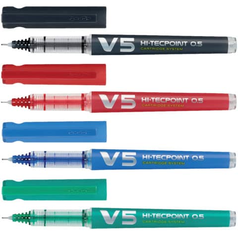 pilot-penna-roller-ricaricabile-inchiostro-liquido-hi-tecpoint-v5-begreen-0-5-mm-nero-040325