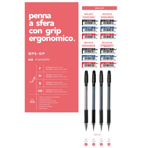 pilot-penna-sfera-bps-gp-0-7-mm-nero-001580