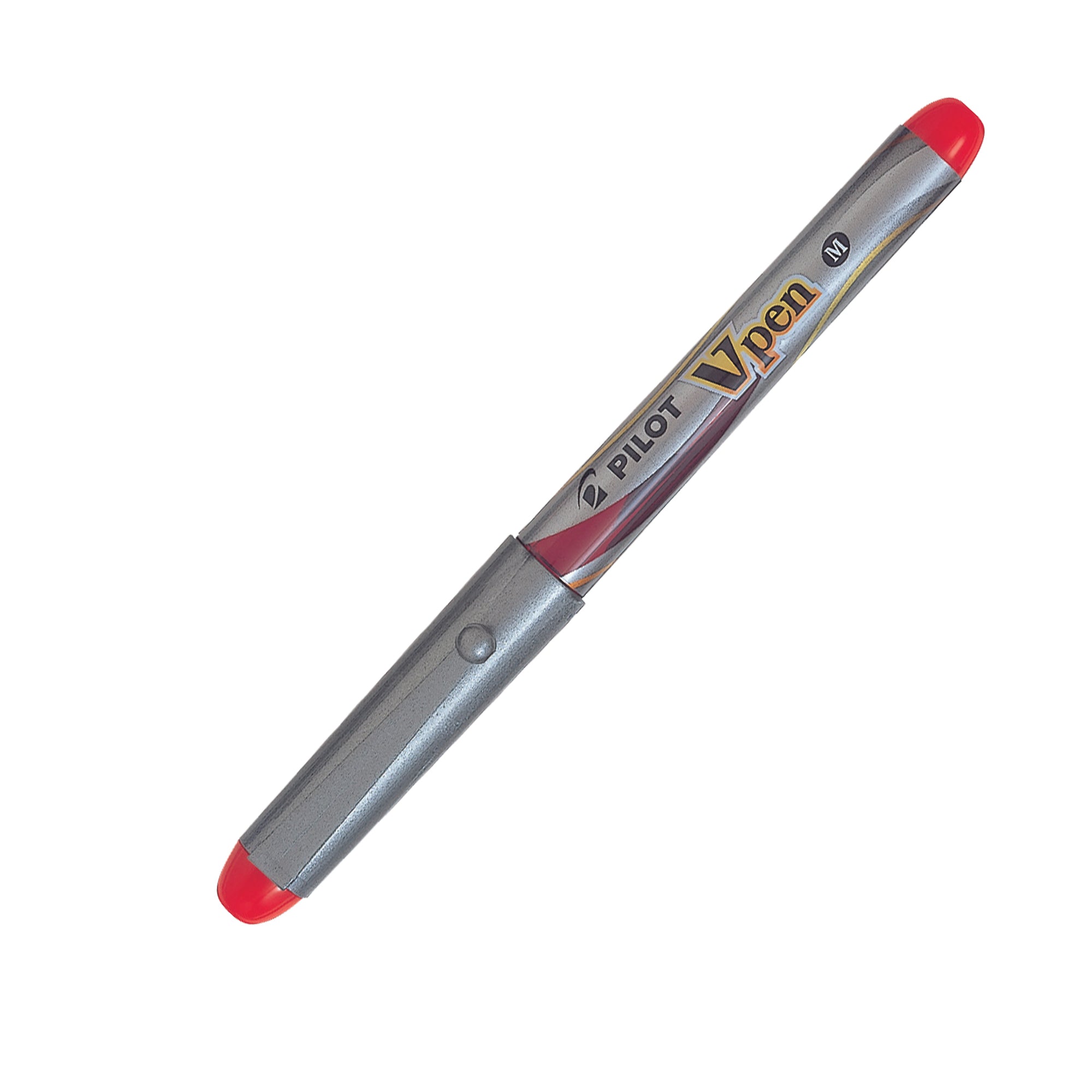 pilot-penna-stilografica-rosso-v-pen-silver