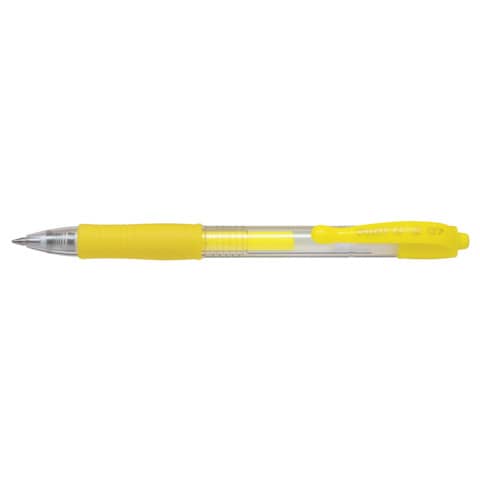 pilot-penne-gel-scatto-g2-neon-punta-media-0-7-mm-giallo-1383