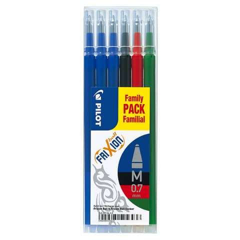 pilot-refill-frixion-ball-family-pack-assortiti-0-7-mm-conf-6-pezzi-006649