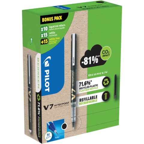 pilot-roller-hi-techpoint-v7-begreen-0-7-mm-nero-green-pack-10-penne-30-refill-15-omaggio-000027