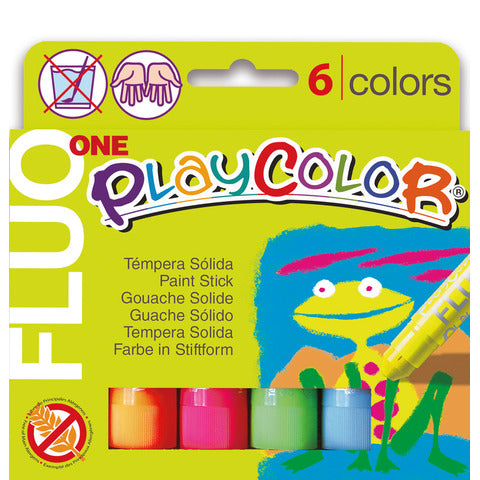 playcolor-tempera-solida-stick-6-colori-assortiti-fluo-10-gr-10431