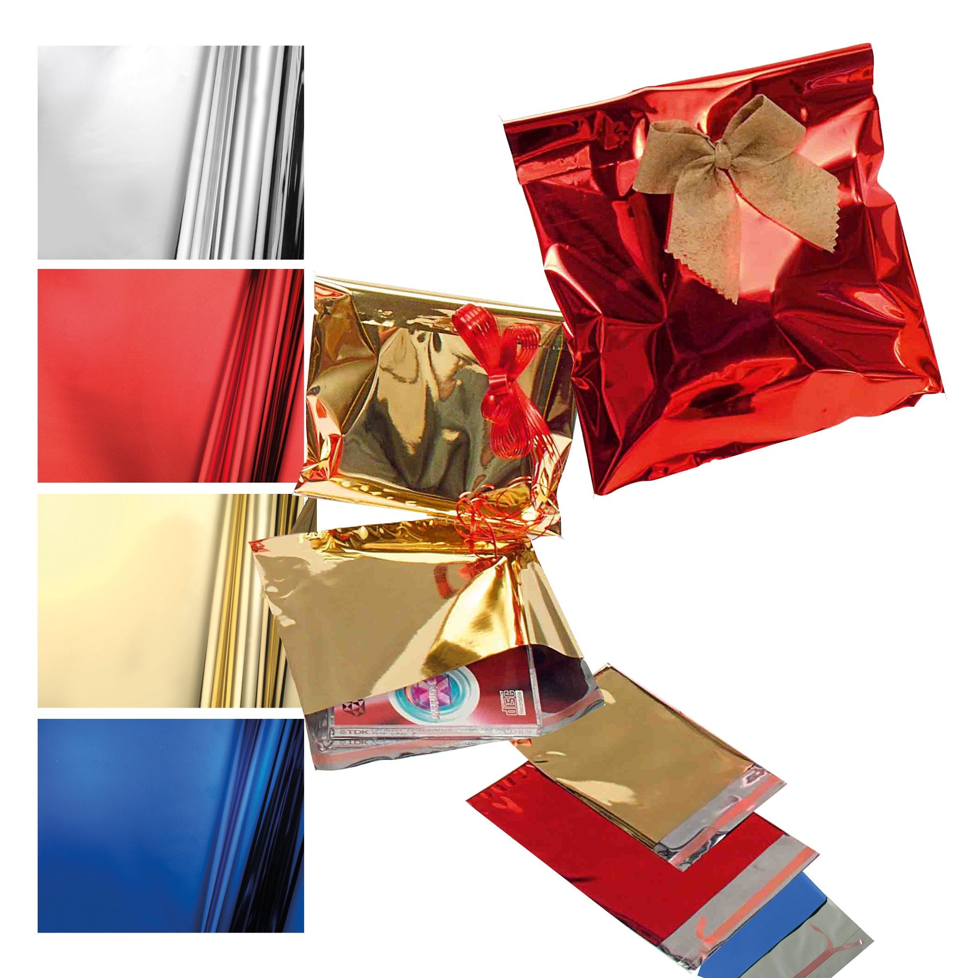 pnp-50-buste-regalo-ppl-metal-lucido-20x355cm-rosso-patella-adesiva