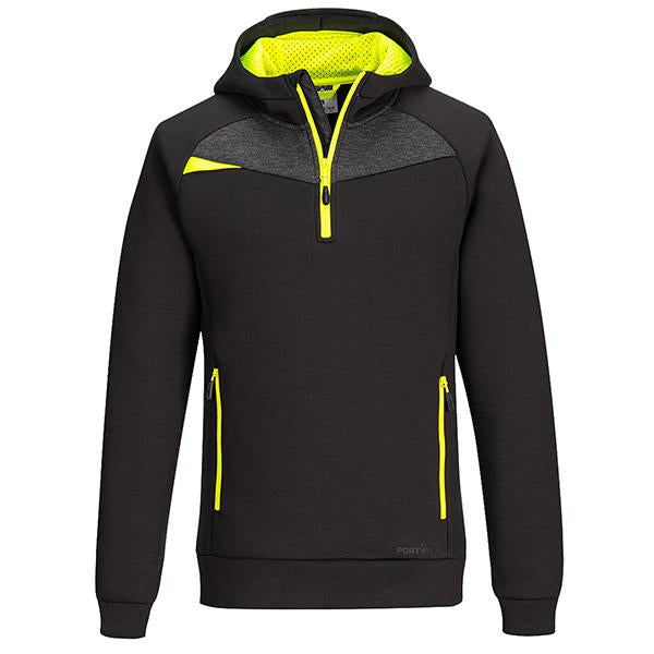 portwest-felpa-dx467-cappuccio-tg-l-nero