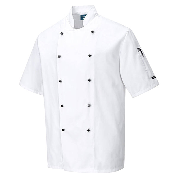 portwest-giacca-cuoco-kent-maniche-corte-tg-l-bianco