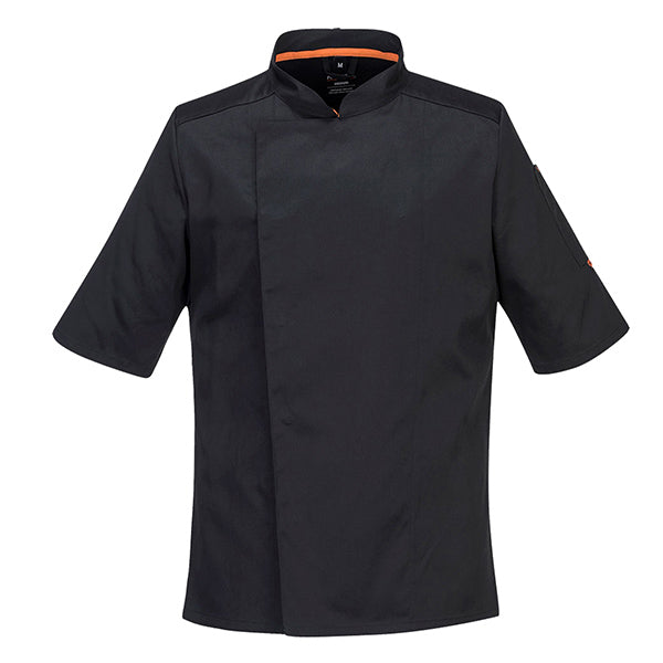 portwest-giacca-cuoco-meshair-pro-manica-corta-tg-l-nero