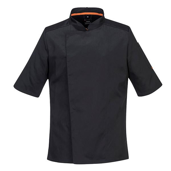 portwest-giacca-cuoco-meshair-pro-manica-corta-tg-m-nero