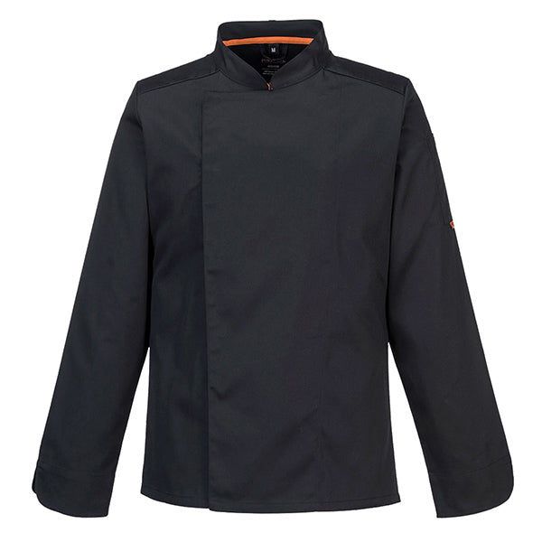 portwest-giacca-cuoco-meshair-pro-manica-lunga-tg-xl-nero