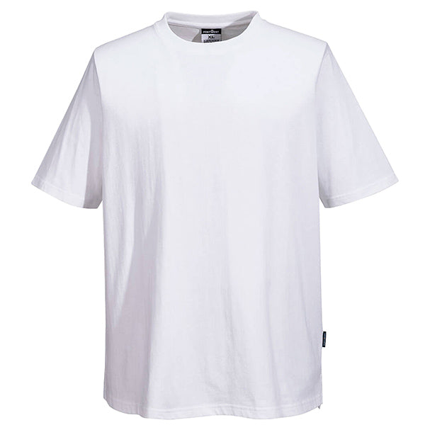 portwest-t-shirt-chef-unisex-maniche-corte-tg-xl-bianco